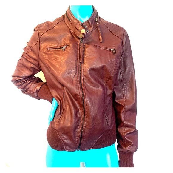 Ci sono by cavalini vegan leather jacket - M - Picture 1 of 4